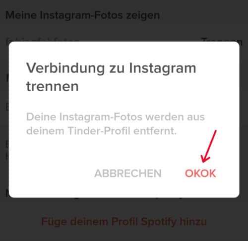 Instagram von tinder trennen app tinder 2