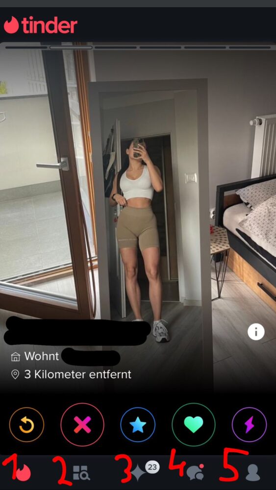 So funktioniert die Tinder Bedienung und Navigation