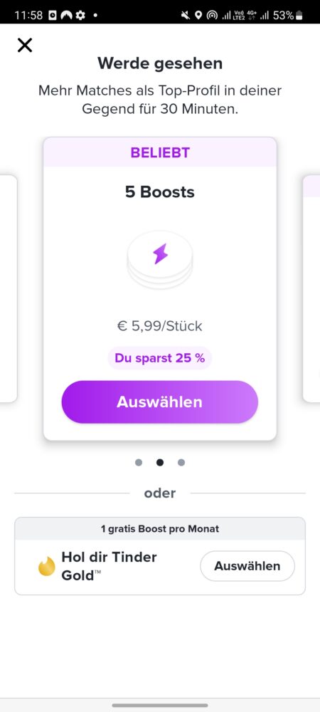 so viel kostet der tinder boost