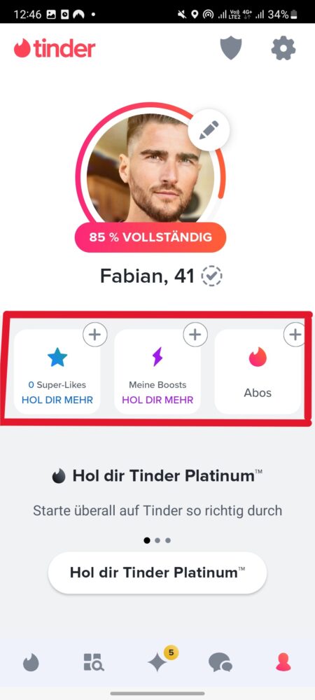 So kannst du die Tinder Premium Funktionen kaufen