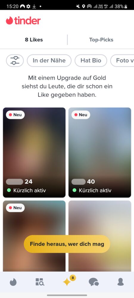 so siehst du deine likes ohne tinder gold