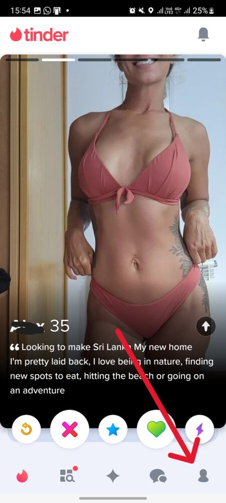 So gelangst du zu deinem Tinder Profil um die Tinder Likes ohne Gold zu sehen