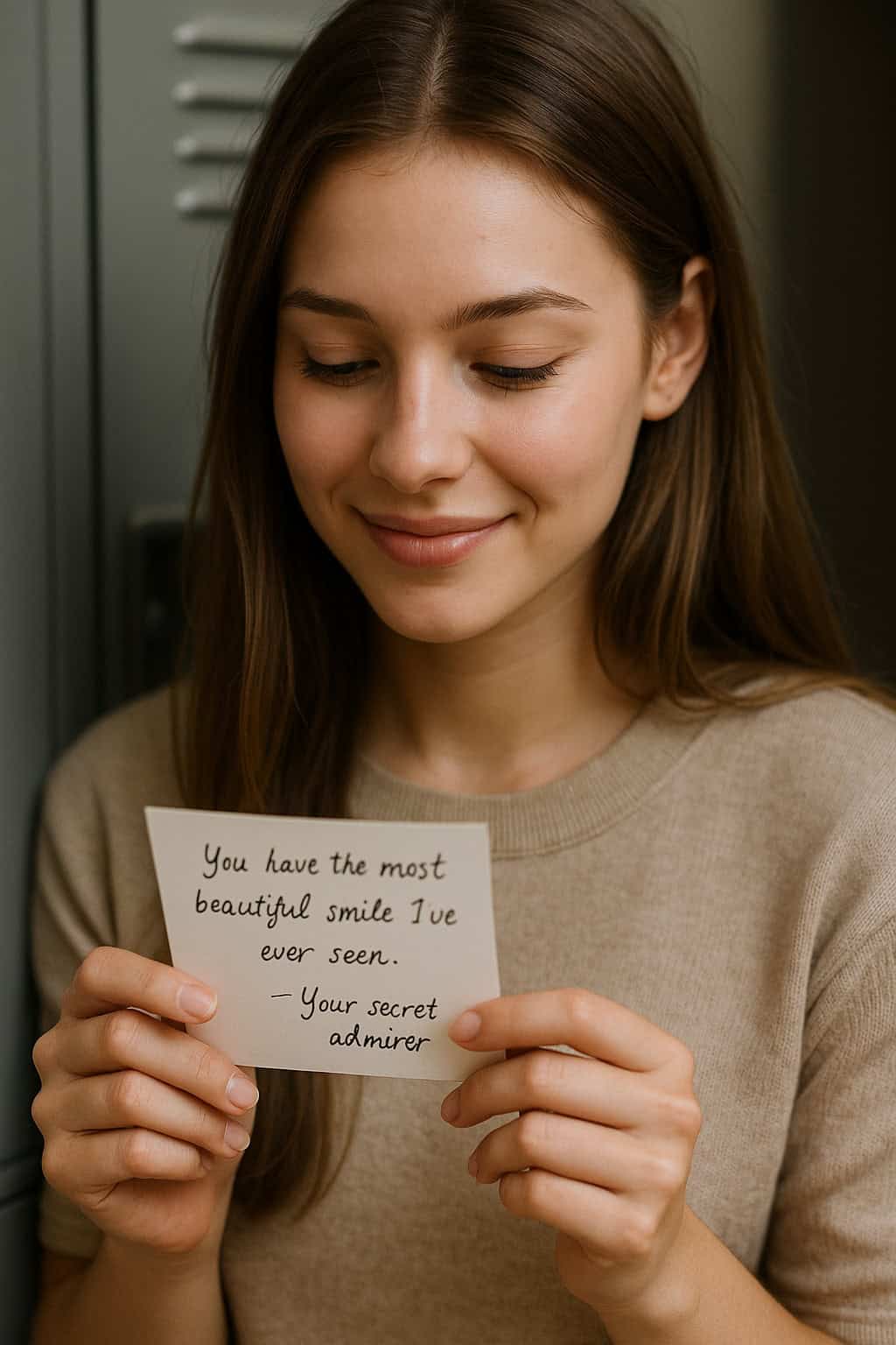 Symbolhafte Darstellung eines Secret Admirers im echten Leben