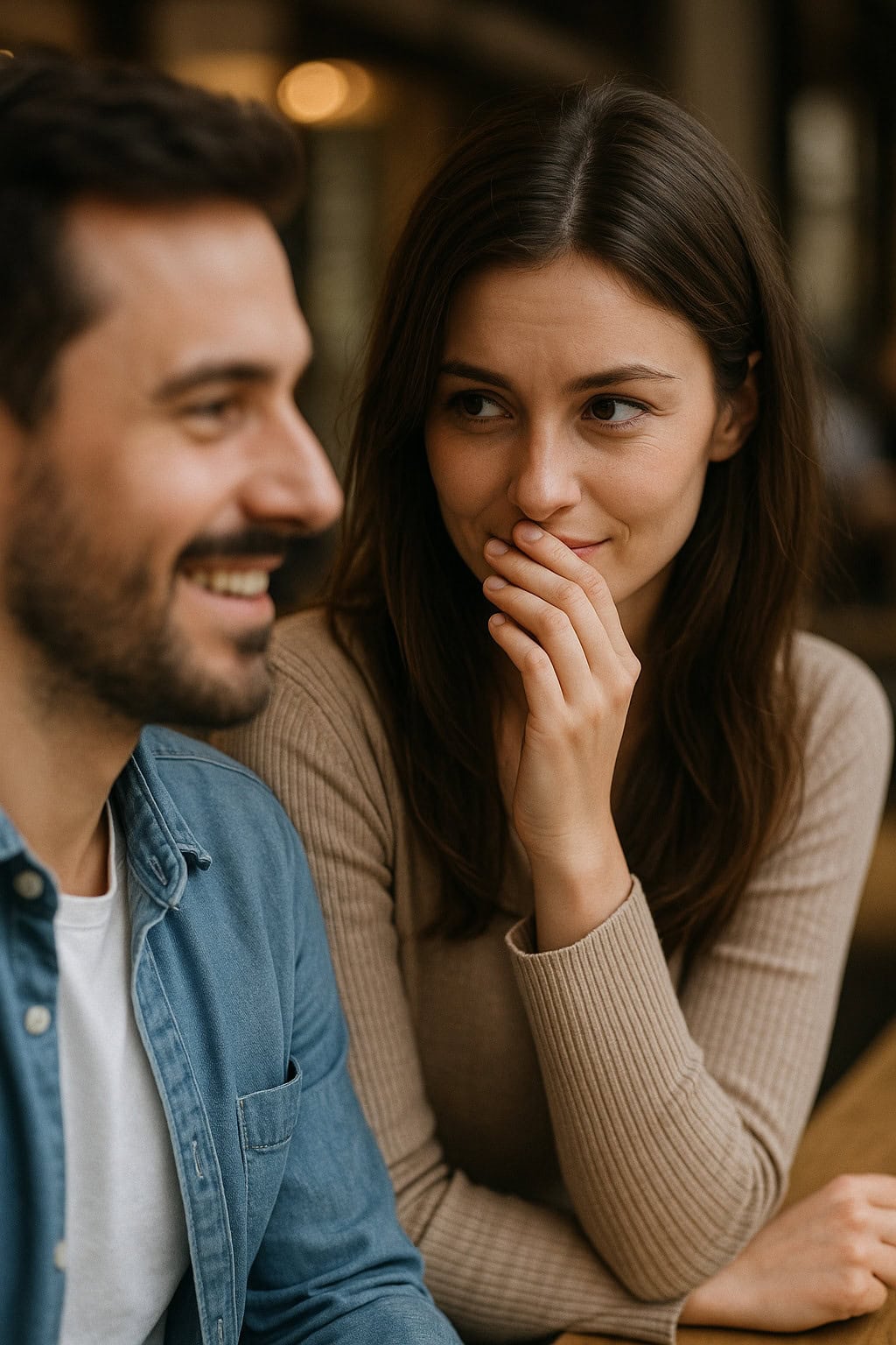 Symbolhafte Darstellung eines Secret Admirers im echten Leben